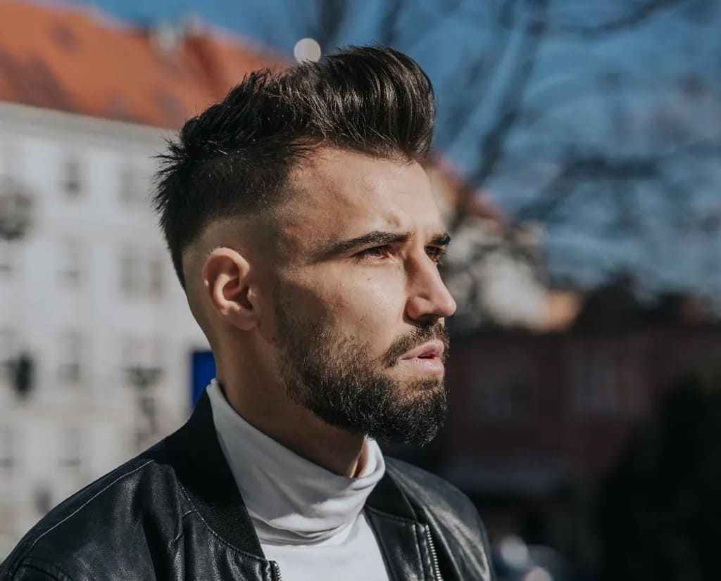 mens low fade haircut