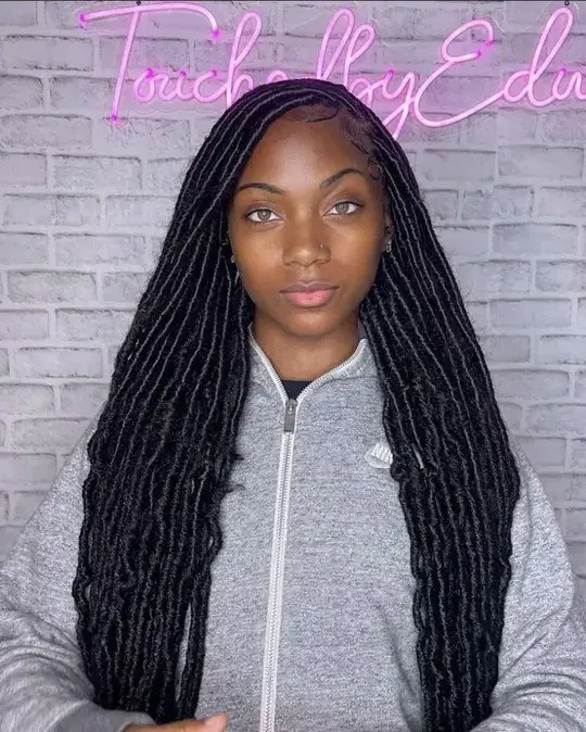 Soft Locs in a Side Part