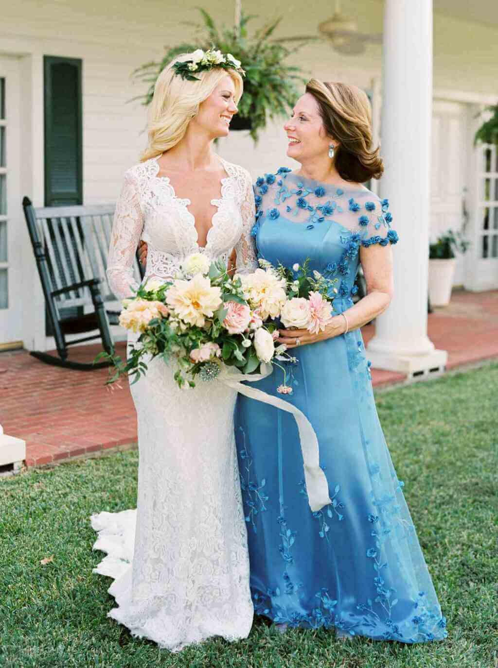 The Floral Dresses for Mothers of the Bride
