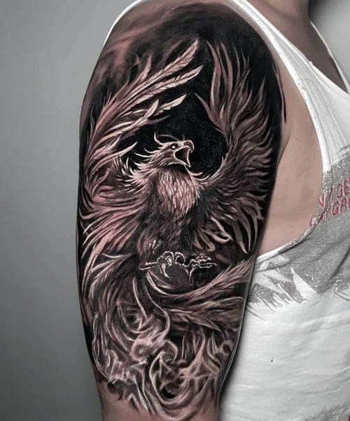 35 Mind Blowing Phoenix Tattoos Designs For Women  Phoenix tattoo design Shoulder  tattoos for women Phoenix tattoo