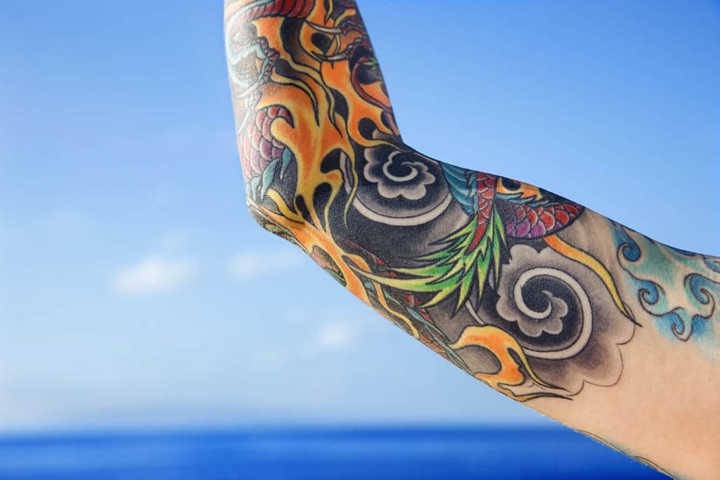 70 Colorful Tattoos For Men  Vivid Ink Design Ideas  Tattoo sleeve men Color  tattoo Colored tattoo design
