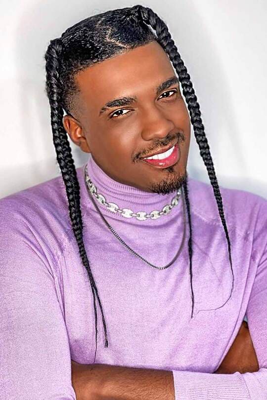 4 Big Box Braids Men