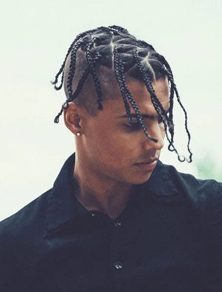 Box Braids Men: 15+ Cool Box Braids Hairstyles in 2024 | Fashionterest