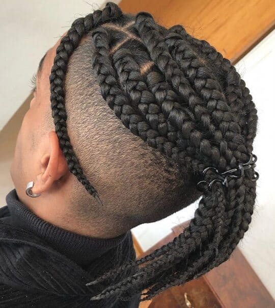 how to do box braids men