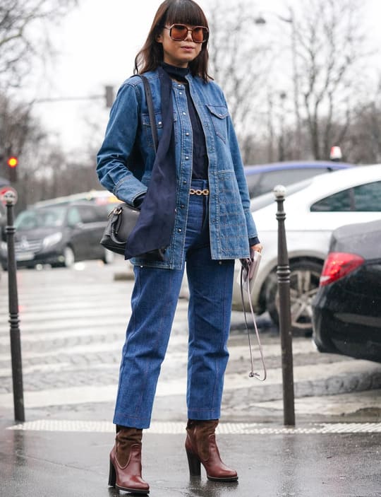 Head-To-Toe Denim oversize outfits Look 