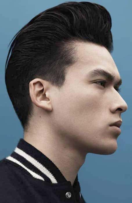 Pompadour Asian Hairstyles For Men
