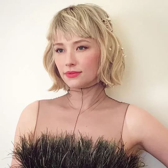 The Tousled Pixie with Bangs