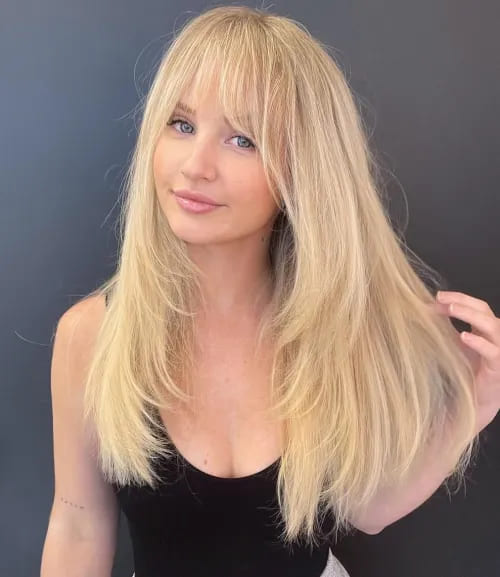 Wispy Bangs with Layers