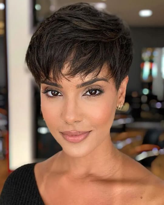 The Pixie Cut with Bangs