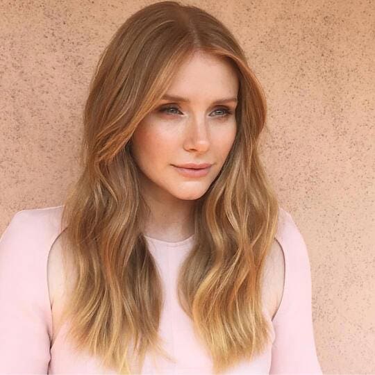 strawberry blonde hair color