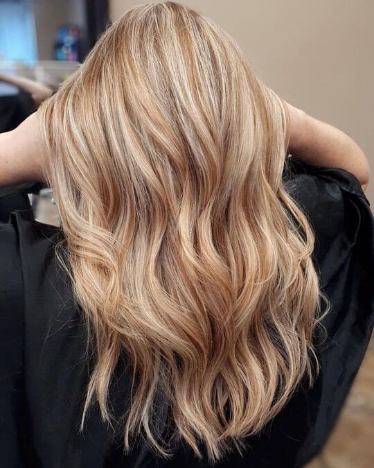 Beautiful Strawberry Blonde With Highlights