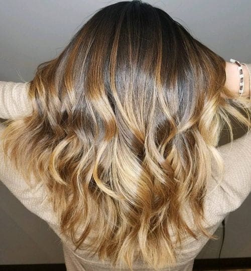  Honey Blonde with Ash Blonde Tips