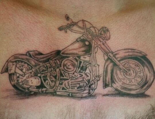  Harley-Davidson bikes tattoo