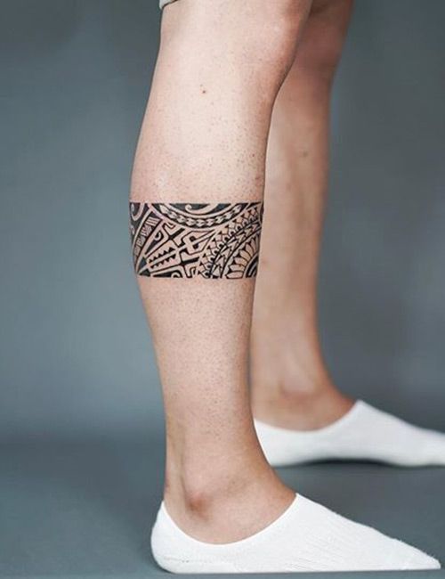Maori ankle tattoo designs