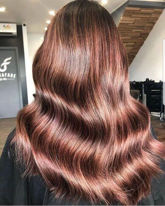 Rose Brown Hair Color