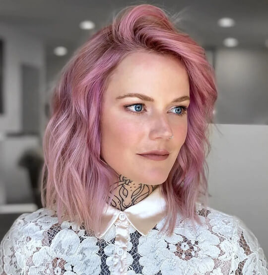 two toned rose Hair Color