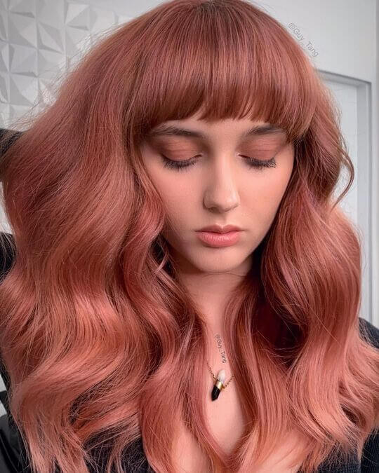 ambred rose Hair Color