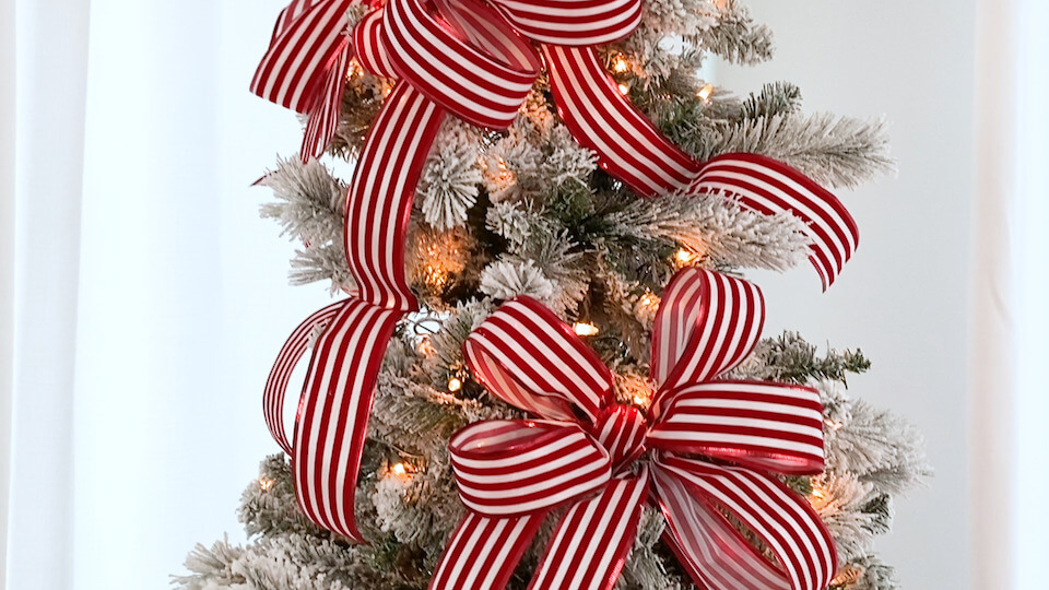christmas tree ribbon