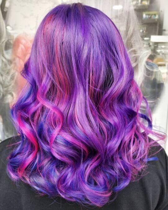 violet rose Hair Color