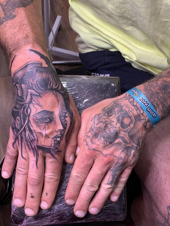 Artistic Hand Tattoos for Men