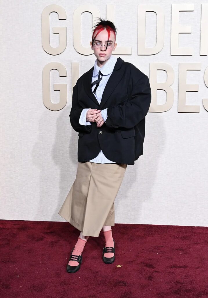 Billie Eilish attend the 81st Annual Golden Globe Awards