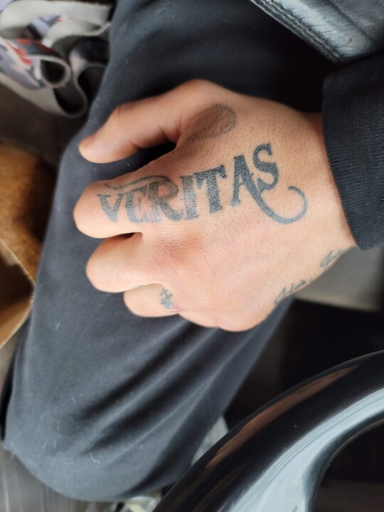 Boondock Saints tattoo on hand for men