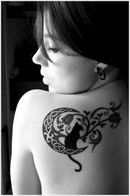Celtic Shoulder Tattoos for Women