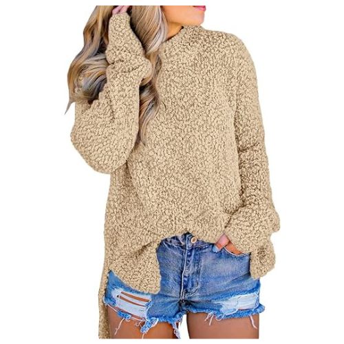 Fuzzy Knitted Sweater