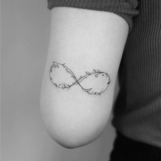 Infinity hand tattoo