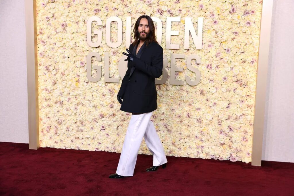 Jared Leto attend the 81st Annual Golden Globe Awards