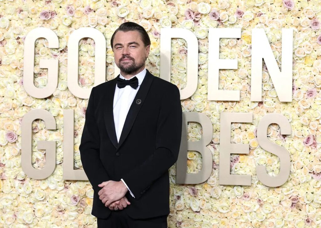 Leonardo DiCaprio attend the 81st Annual Golden Globe Awards