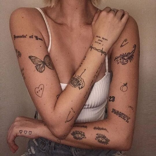 Mixed tattoos