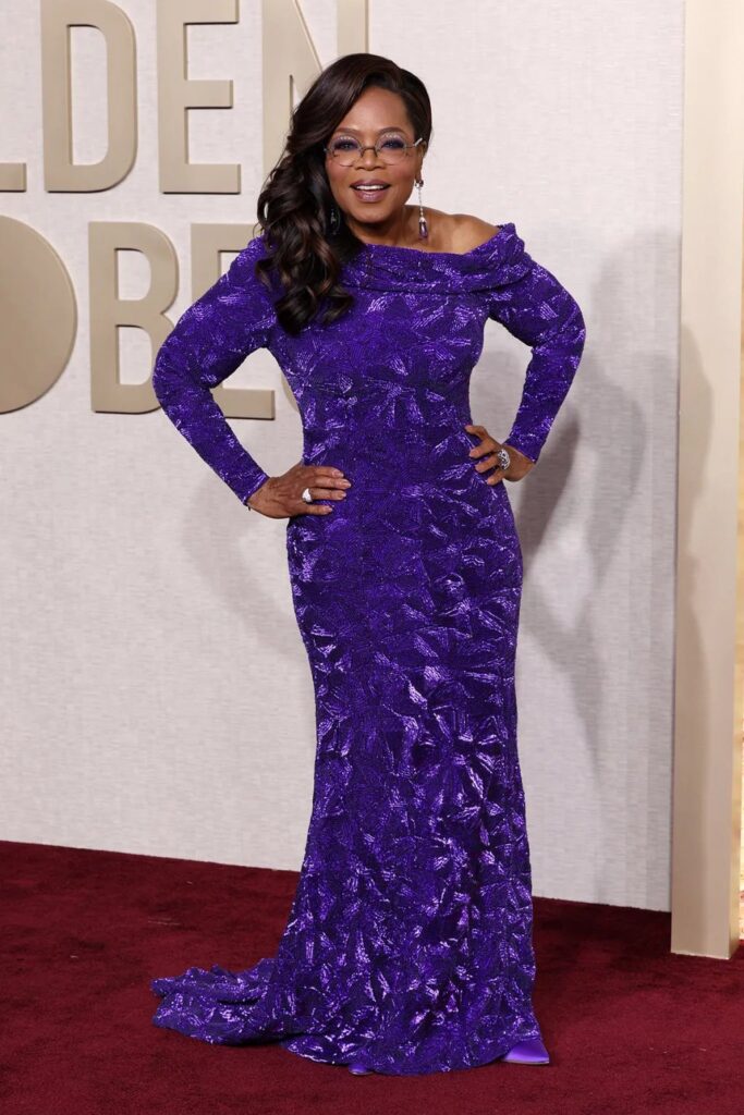 Oprah Winfrey attend the 81st Annual Golden Globe Awards