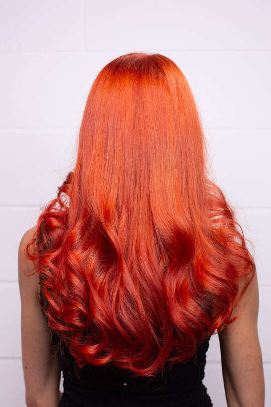 Orange Auburn hair
