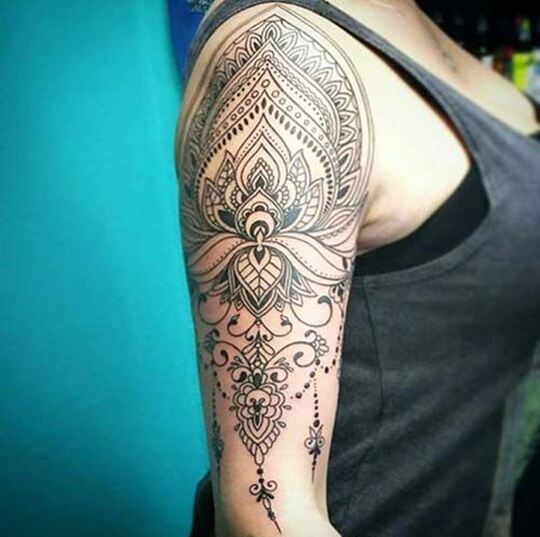 Shoulder and Arms Tattoo for Women