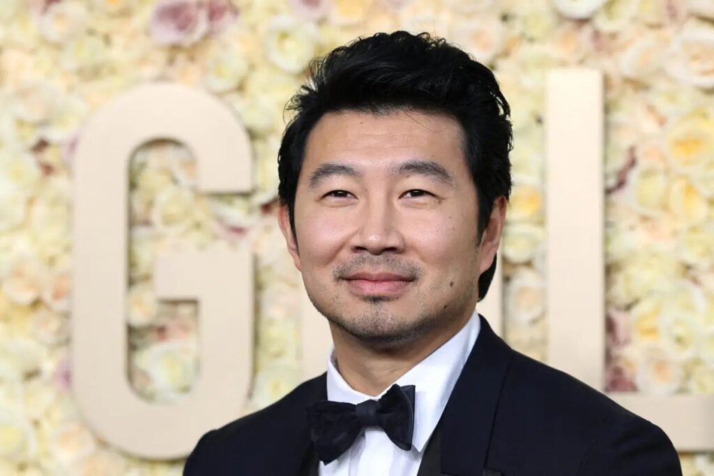 Simu Liu attend the 81st Annual Golden Globe Awards