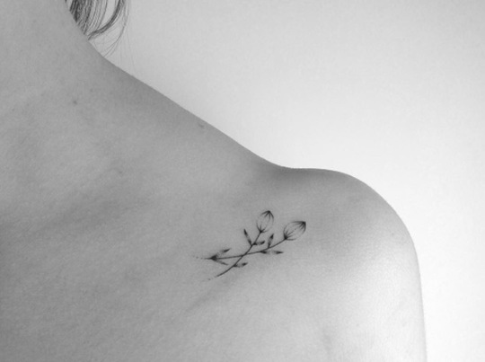Small Tattoo on Shoulder for Women