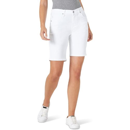 White Cargo shorts for women