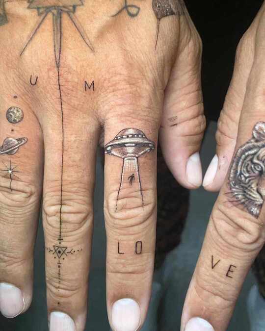 lewis hamilton hand tattoos for men