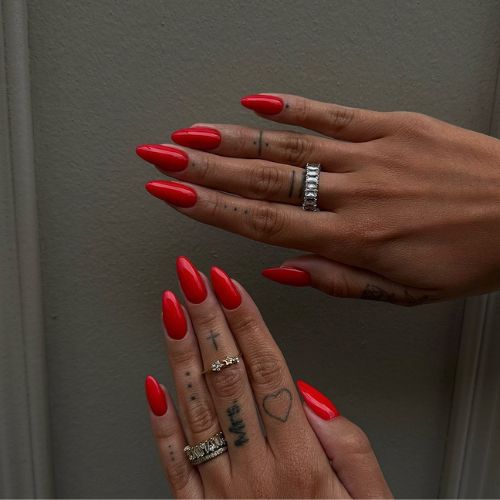 Cherry Red nails 