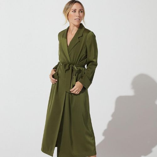 olive trench coat