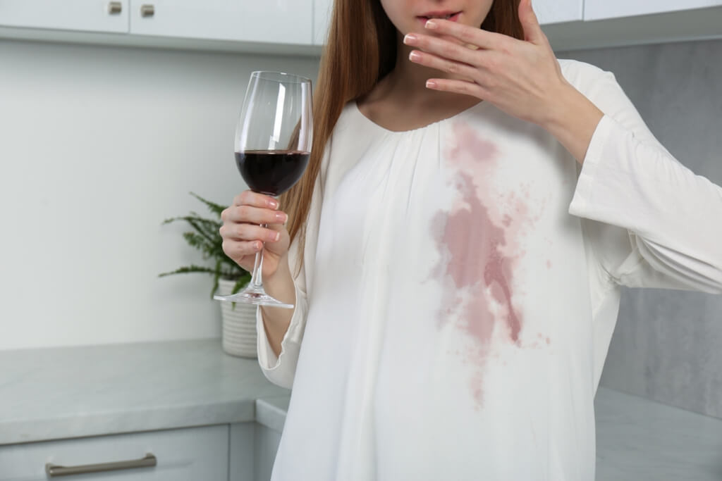Get rid of red wine stains