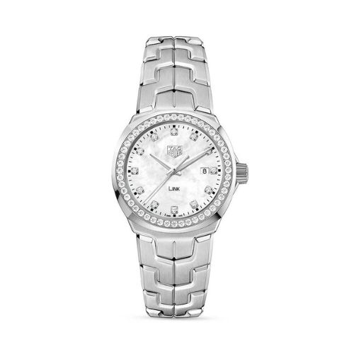 TAG Heuer Link Mother Of Pearl and Diamond Watch