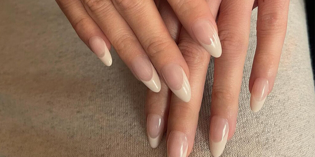 Creamy French Nails