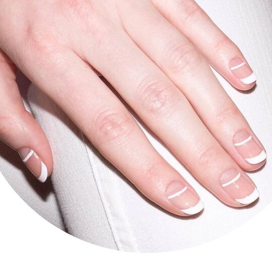 Double Line French nail