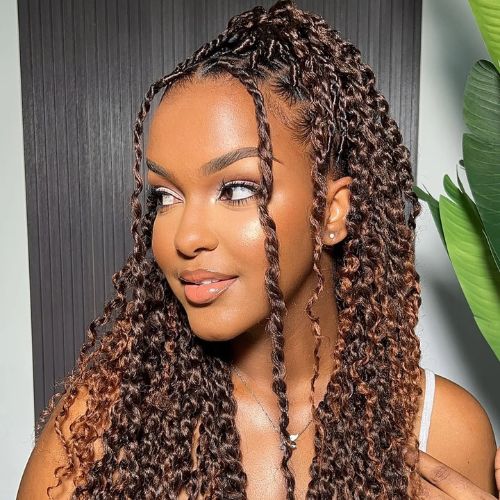 Senegalese twists hairstyle