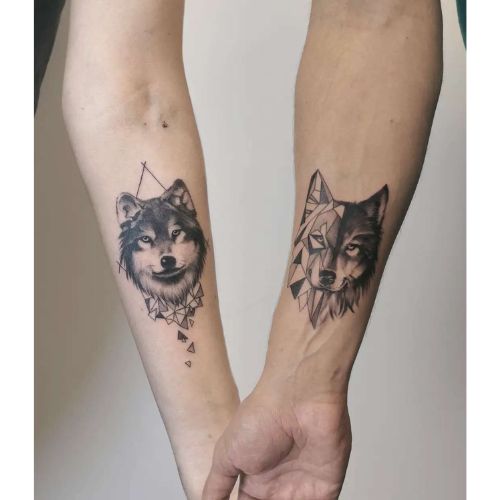Animal Couples Matching Tattoo Ideas