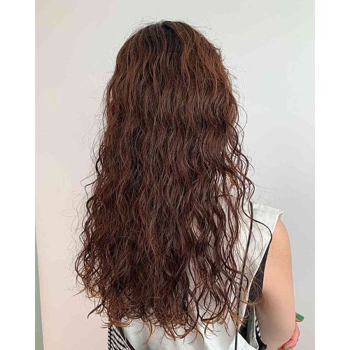 Beach wave perm hairstyles