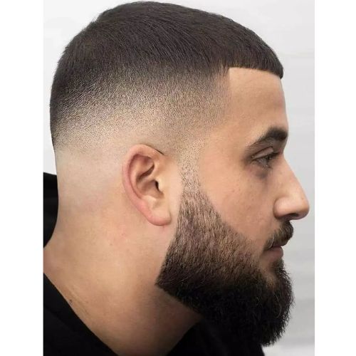 Low Fade with Buzz Cut