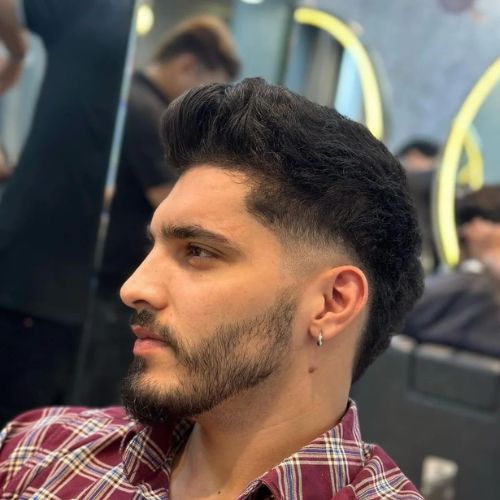 Low Fade with Quiff